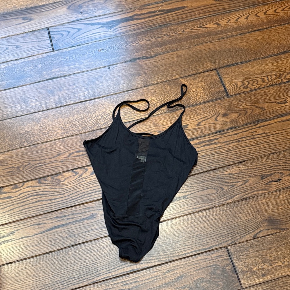 Viviana Black Bodysuit